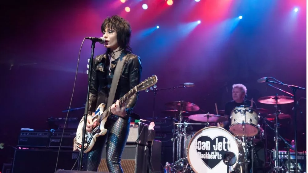 Joan Jett of Joan Jett and the Blackhearts performs as part of Radio 94.7's Electric Christmas at Sleep Train Arena in Sacramento^ California on December 4^ 2013