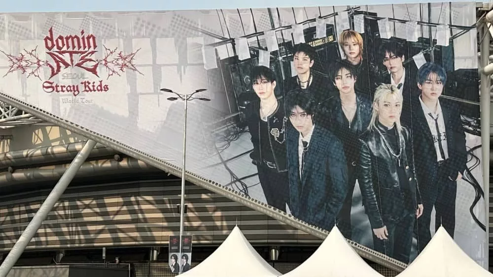 Stray Kids' World Tour began at KSPO Dome^ Olympic Park.Seoul^ South Korea - August 24 2024