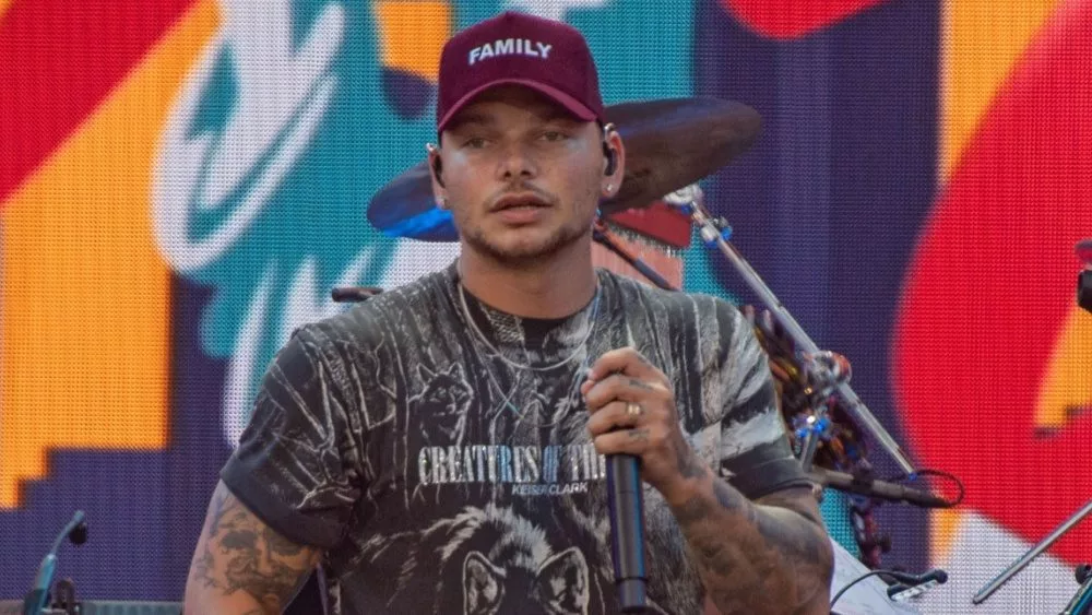 Kane Brown performs during the "We Love NYC: The Homecoming Concert" at the Great Lawn in Central Park on August 21^ 2021 in New York City.