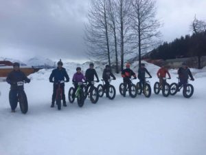 Fat tire bike race
