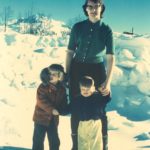Doris-Marilyn-McQueen-Old-Town-Site: Doris Marilyn McQueen – Photo taken at the Old Town Site of Valdez, Winter of 1960 (before the Earthquake)