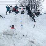 Gilson-Middle-School-Students-Frosty: GMS STUDENTS RE-CREATE EXTREME SNOWMAN