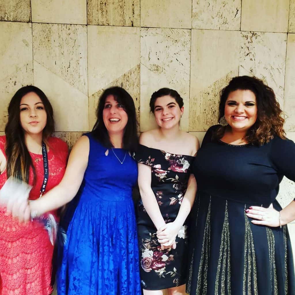 jessica-watson-laurie-prax-marianne-prax-and-yvette-morales-at-goldies-award-banquet-morales-worked-at-kvak-in-high-school-college-and-two-years-after-graduation-she-is-now-working-for-ktuu-in-ancho