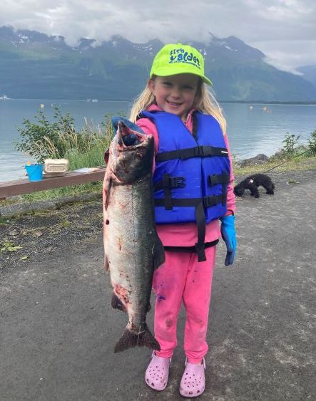 FAMILY AND FRIENDS SHARE THE JOY OF SPORTFISHING SATURDAY DURING THE VALDEZ  KIDS PINK SALMON DERBY