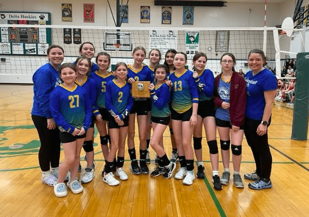 GMS Volleyball competed in Delta