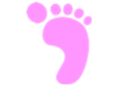 Pink Footprint.