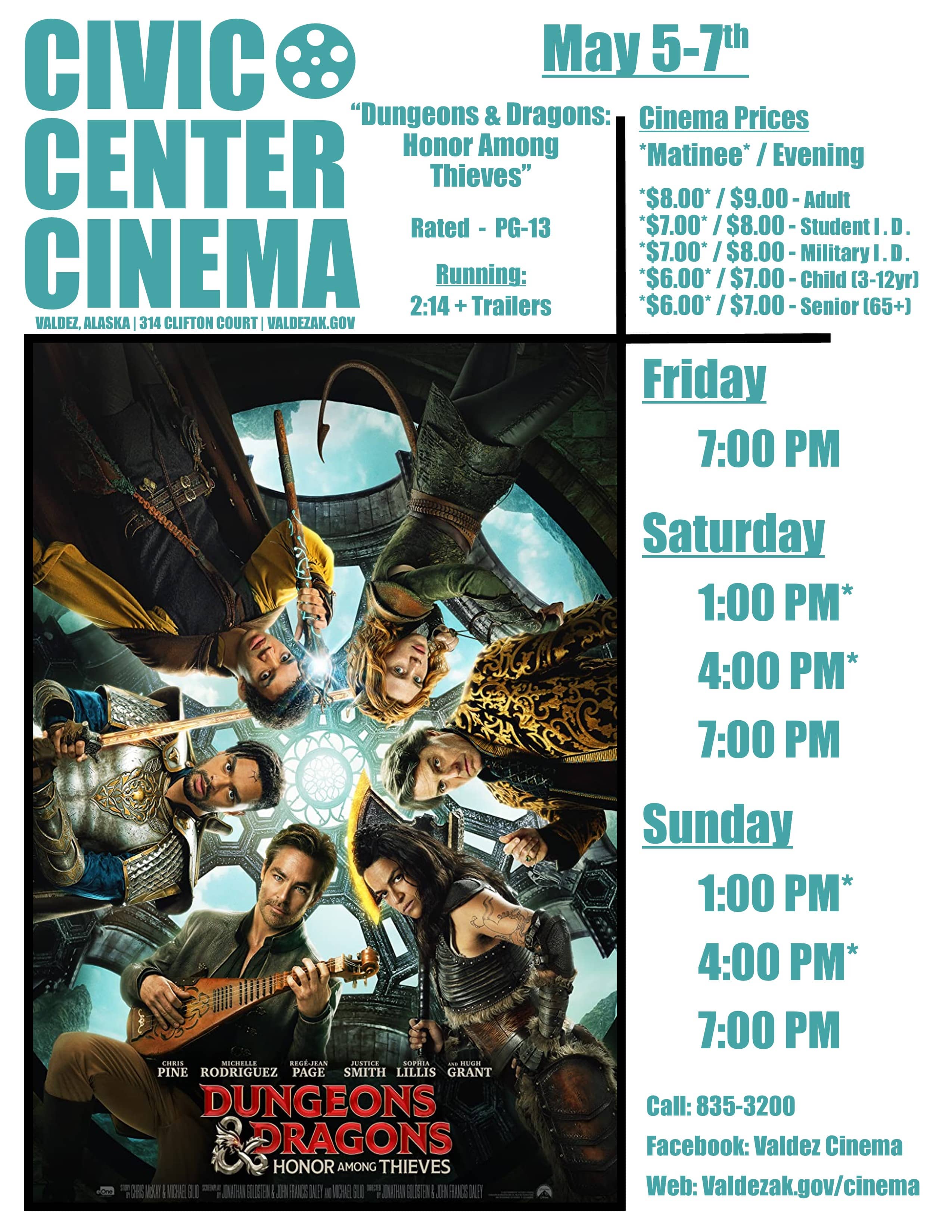 Civic Center Cinema: Dungeons & Dragons