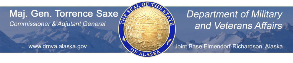 Department of Military and Veterans Affairs header