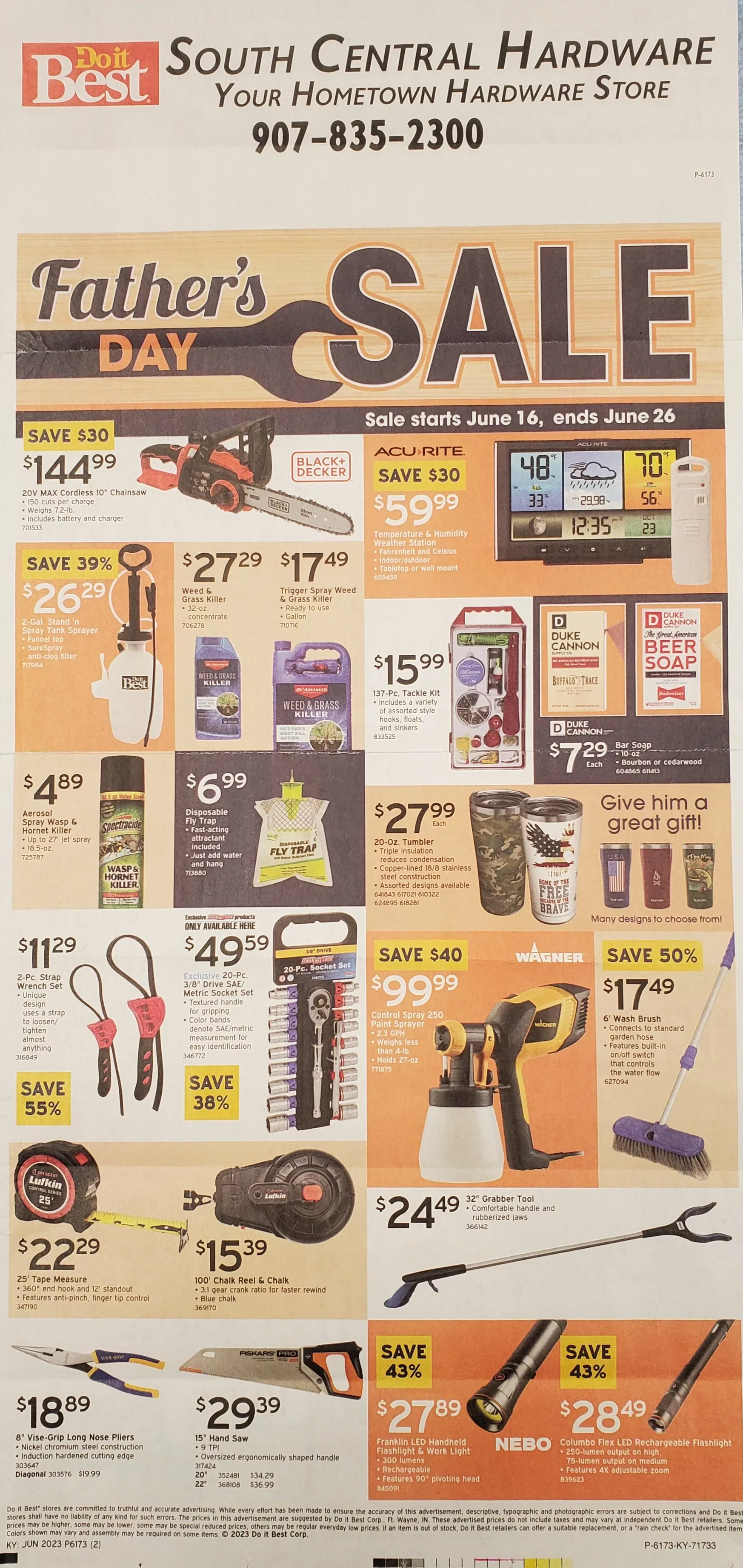 South Central Hardware Father's Day Sale