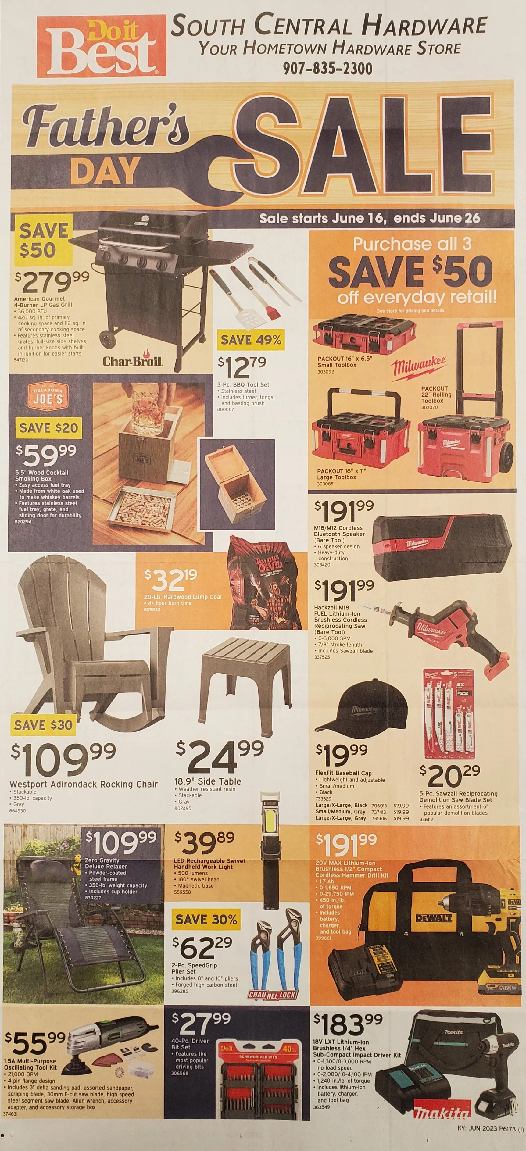 South Central Hardware Father's Day Sale