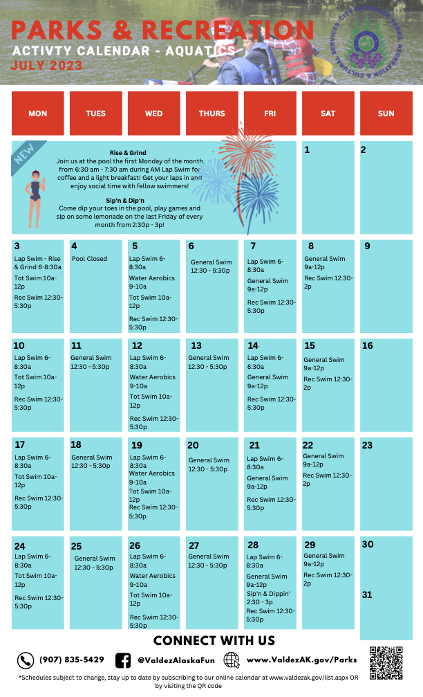 July Activity Calendars