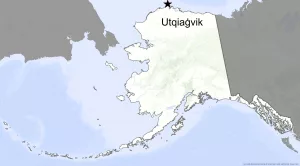 Map of Utqiaġvik