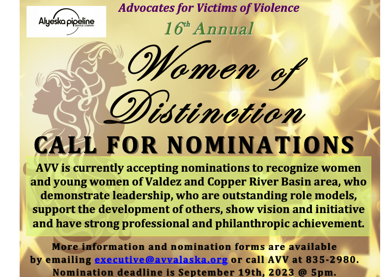 Women Of Distinction Call fo Nomination 2023