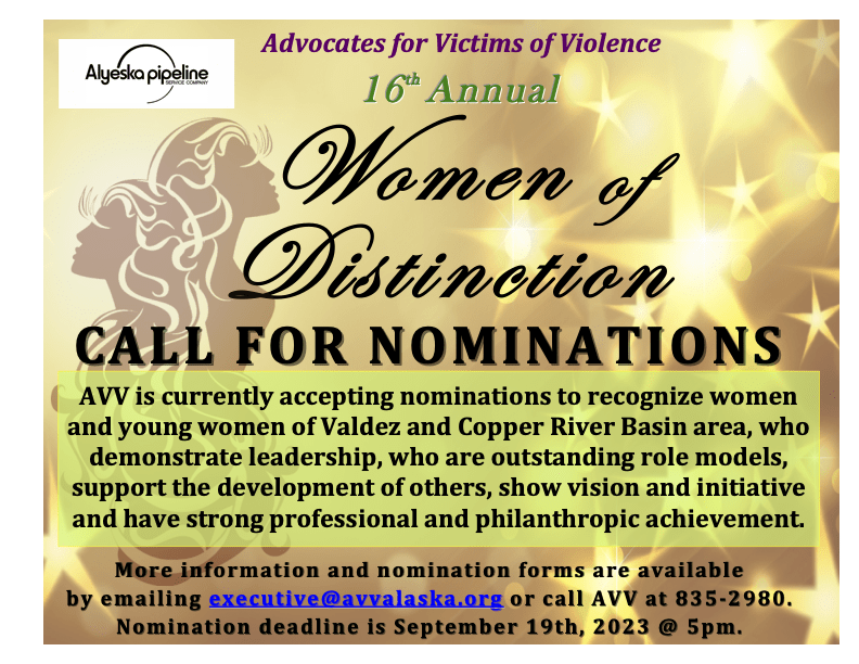 Women Of Distinction Call fo Nomination 2023