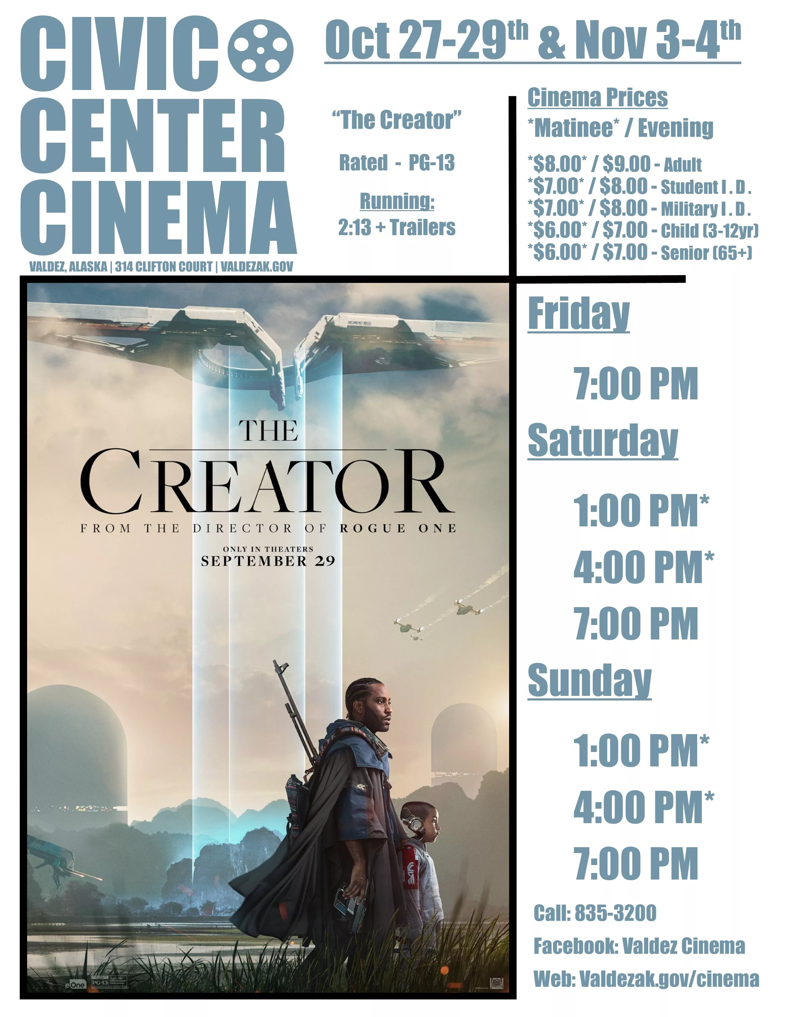 The Creator movie poster