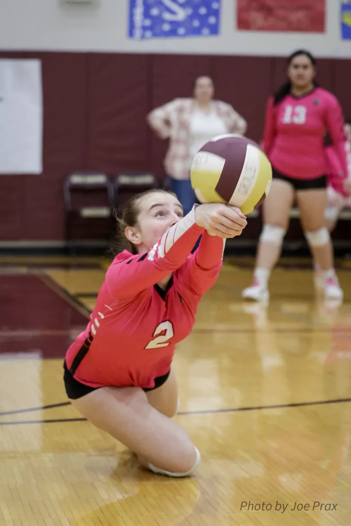 Rylee Wade at the Net, photo by Joe Prax