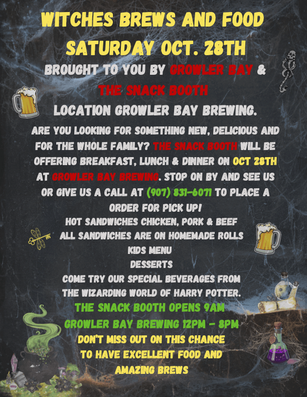 Witches Brews at Growler Bay Flyer