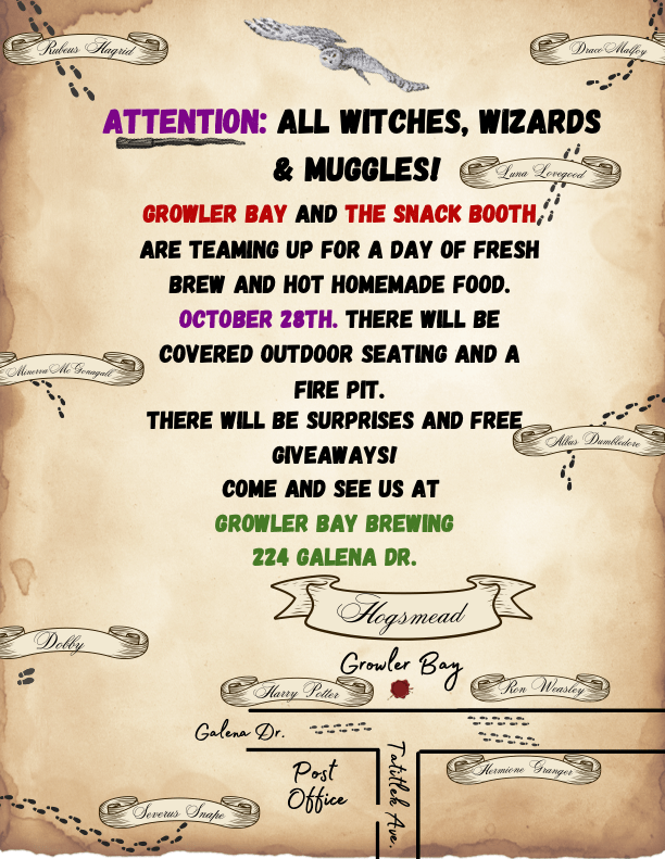 Witches Brews at Growler Bay Flyer