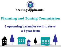 Planning and Zoning board vacancies