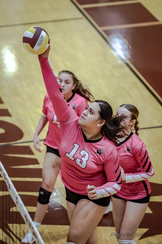 MoeMoe Togague with a Tip, VHS Volleyball Oct 2023, Photo by Joe Prax