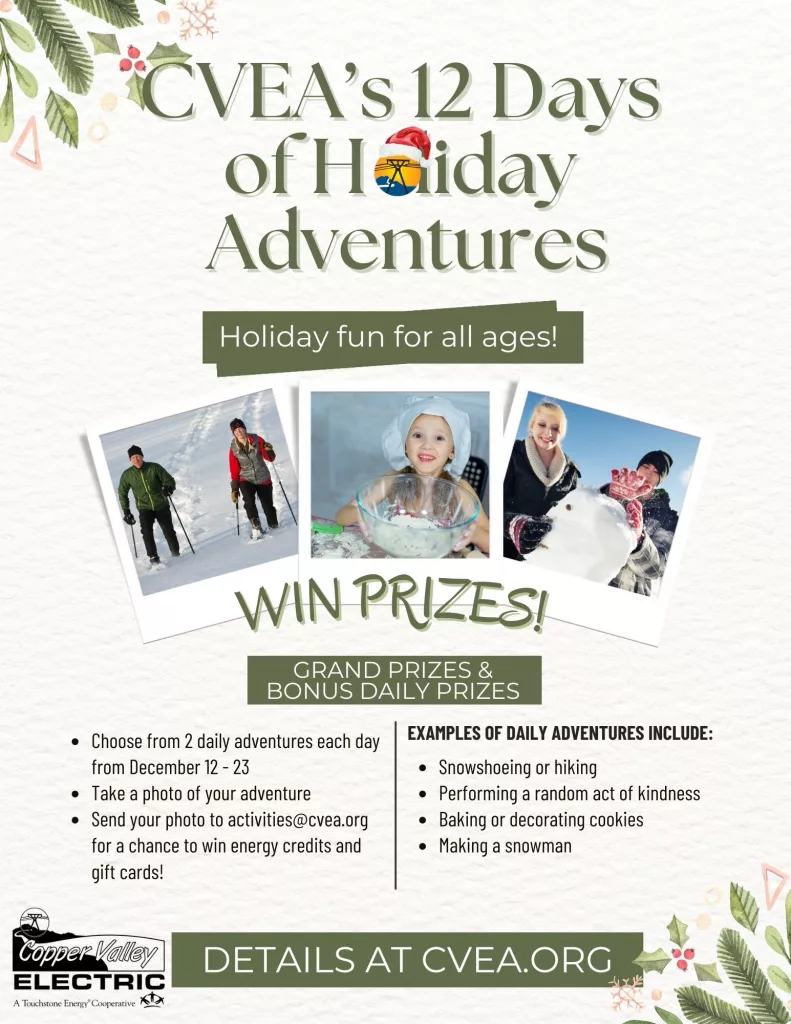 CVEA's 12 Days of Holiday Adventures