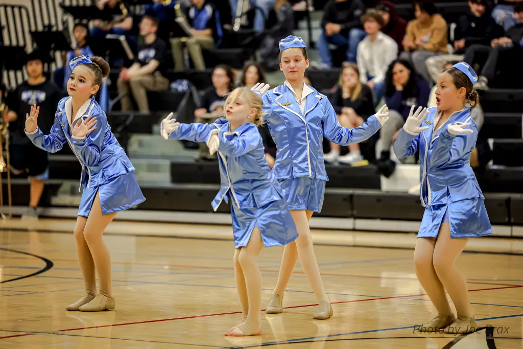 Valdez Dance Company Team performs at Home Games