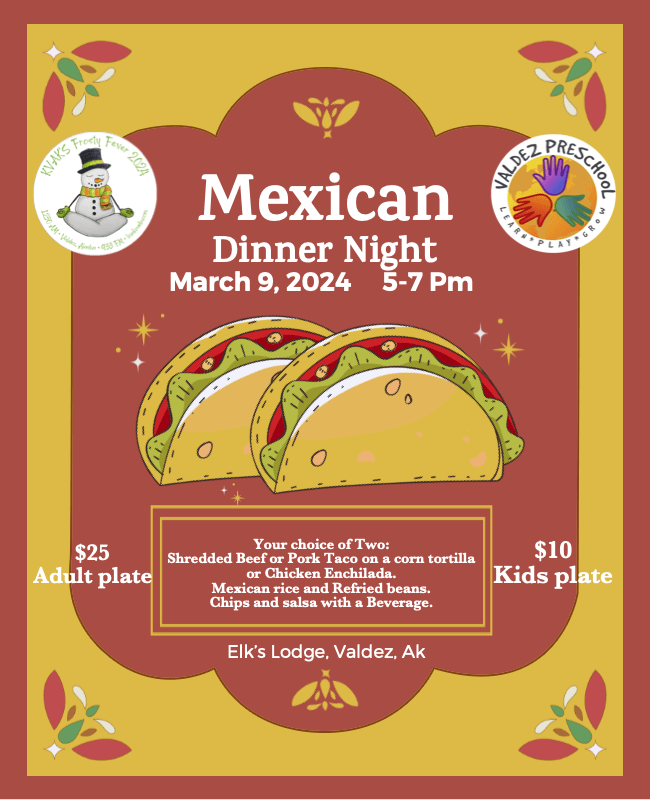 Mexican Dinner flyer