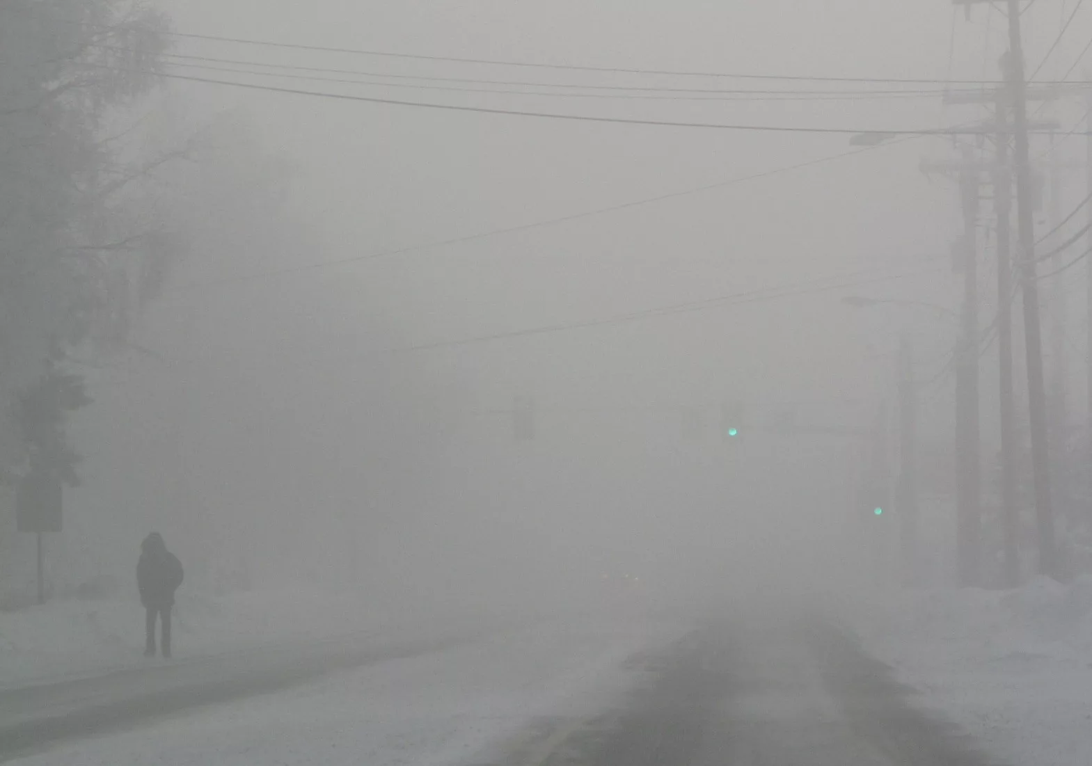 Ice fog