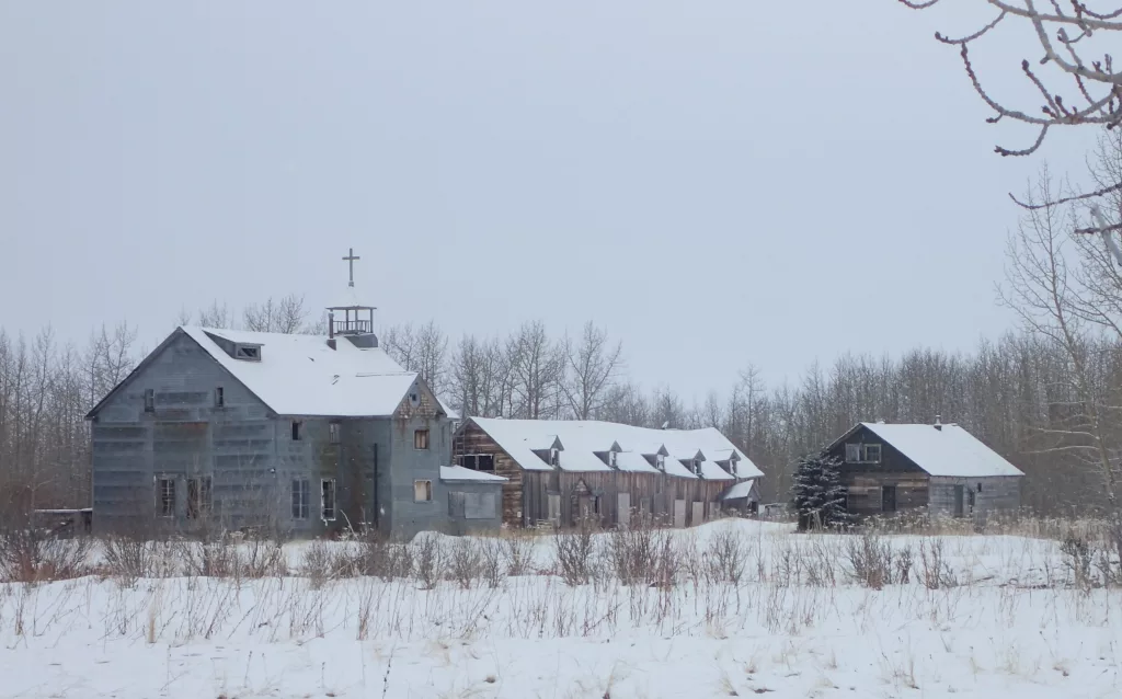 Pilgrim Hot Springs, once the site of an orphanage, is located on Alaska’s Seward Peninsula. Photo by Ned Rozell.