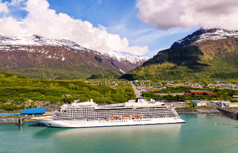 Cruise ship in the Port of Valdez