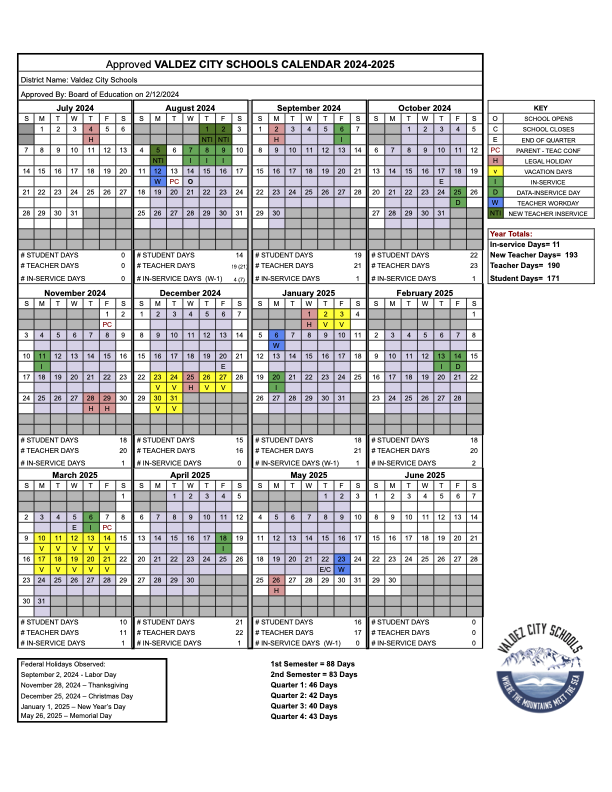 VCS Calendar 24-25 - printable