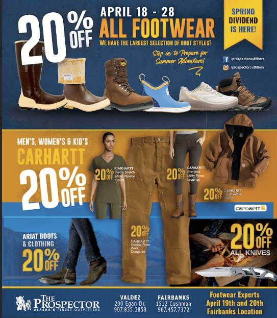 Prospector Boot Sale Graphic