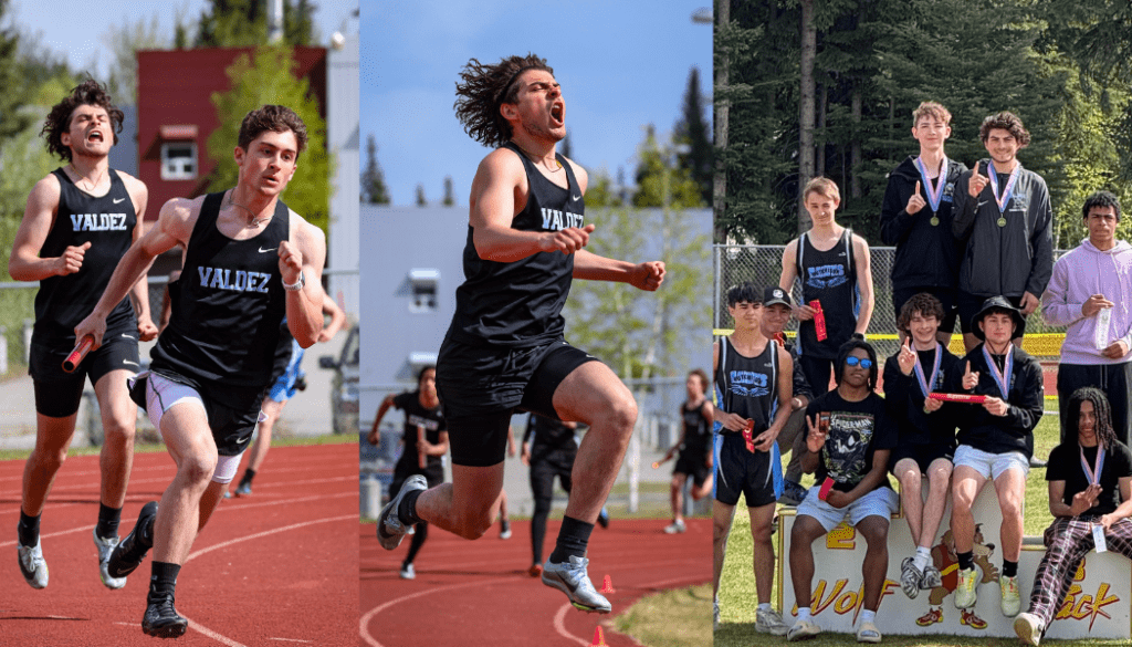 VHS Track & Field collage