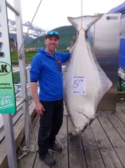 Michael Olson North Pole, AK 151.6 lbs on June 8 Big Fish