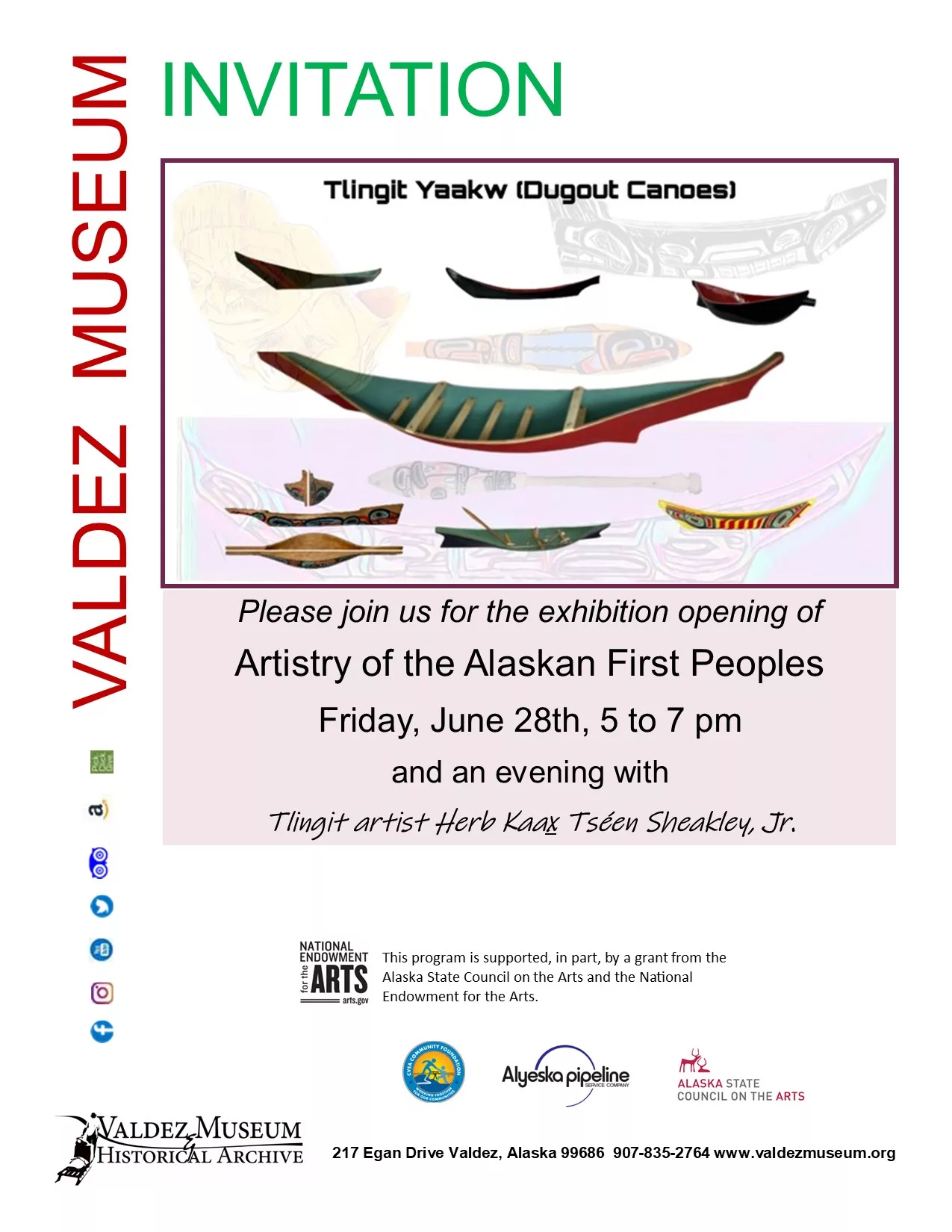 Artistry of the Alaskan First Peoples, Valdez Museum, June 2024