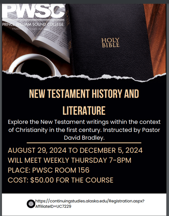New Testament and Literature course flyer 