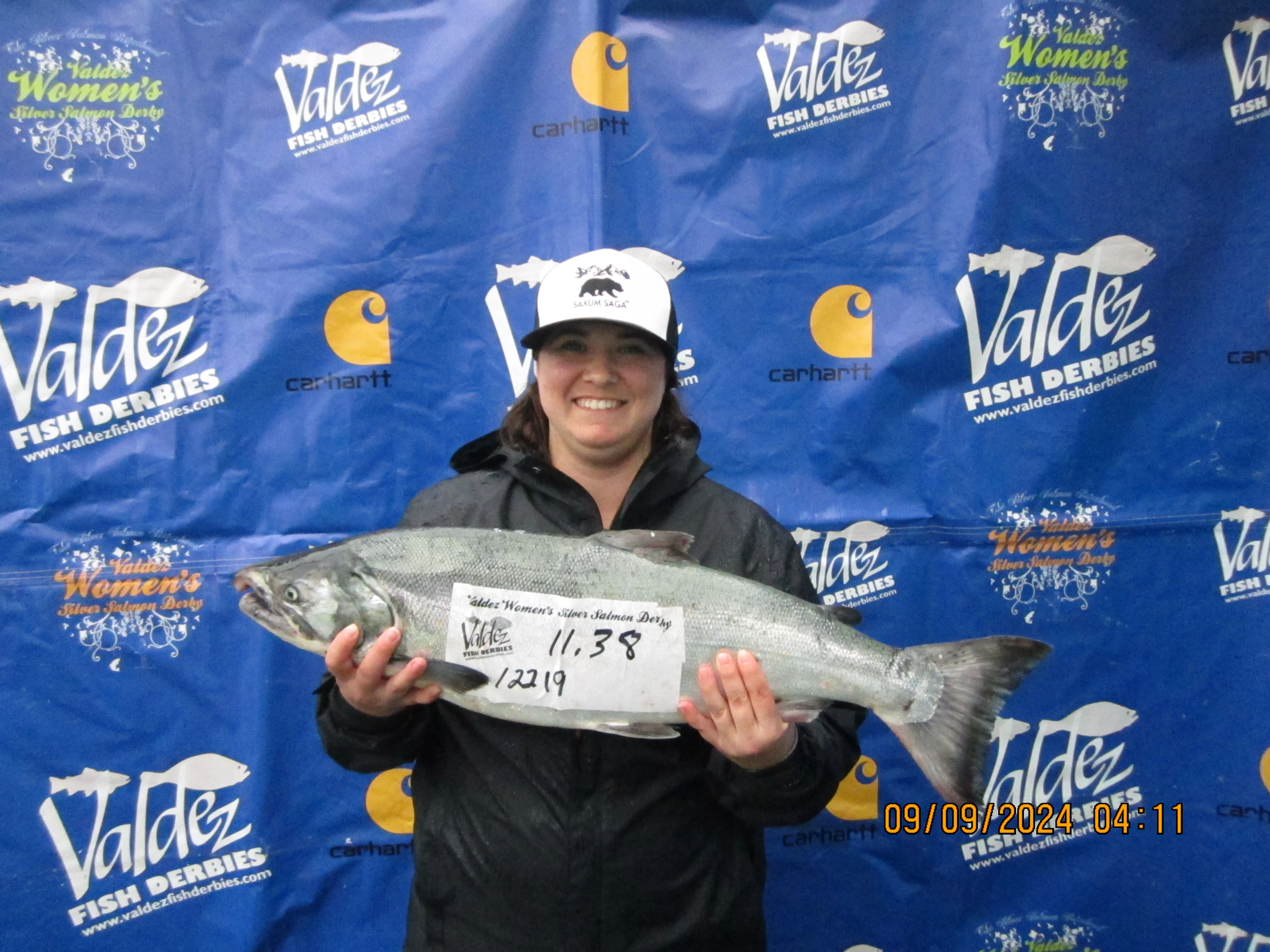 Women's Silver Salmon Derby 2024 2nd Place - Debra Lancaster, Valdez AK