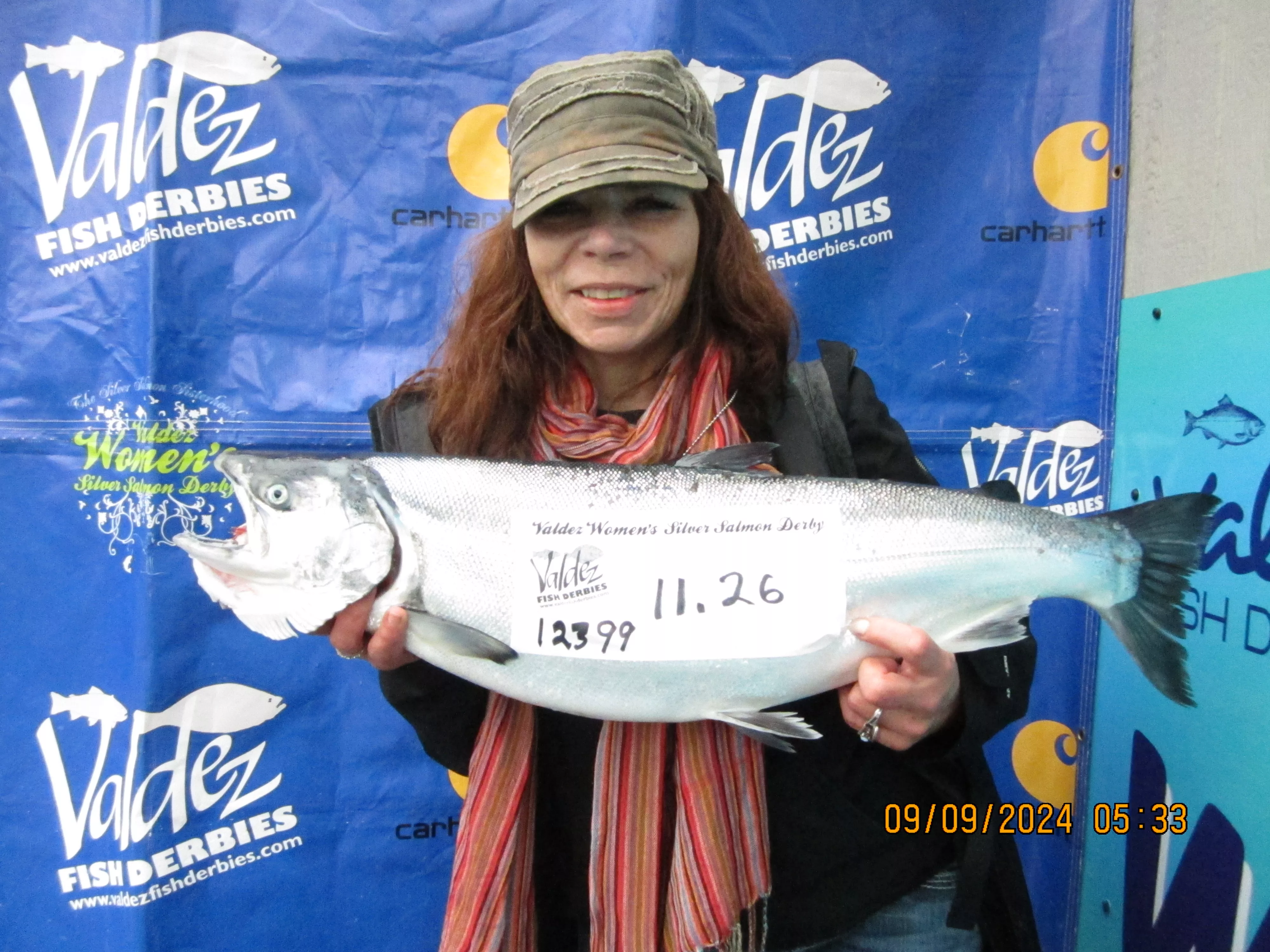 Women's Silver Salmon Derby 2024 3rd Place - Julie Anderson, Wasilla AK