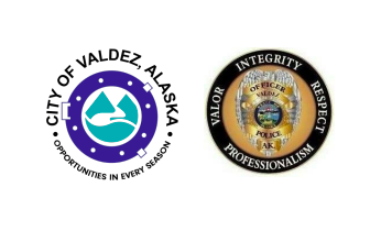 Valdez city and police logos