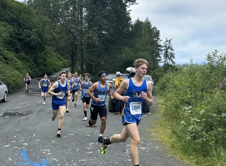 GMS Cross Country Team in Valdez Aug 2024