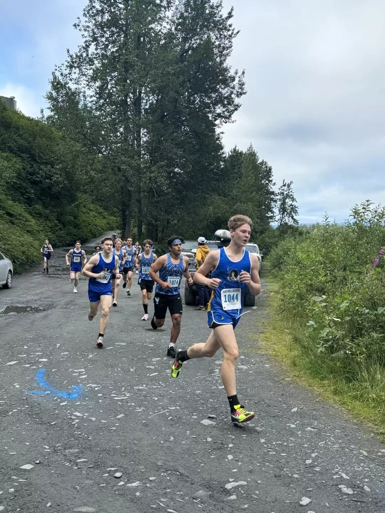 GMS Cross Country Team in Valdez Aug 2024 