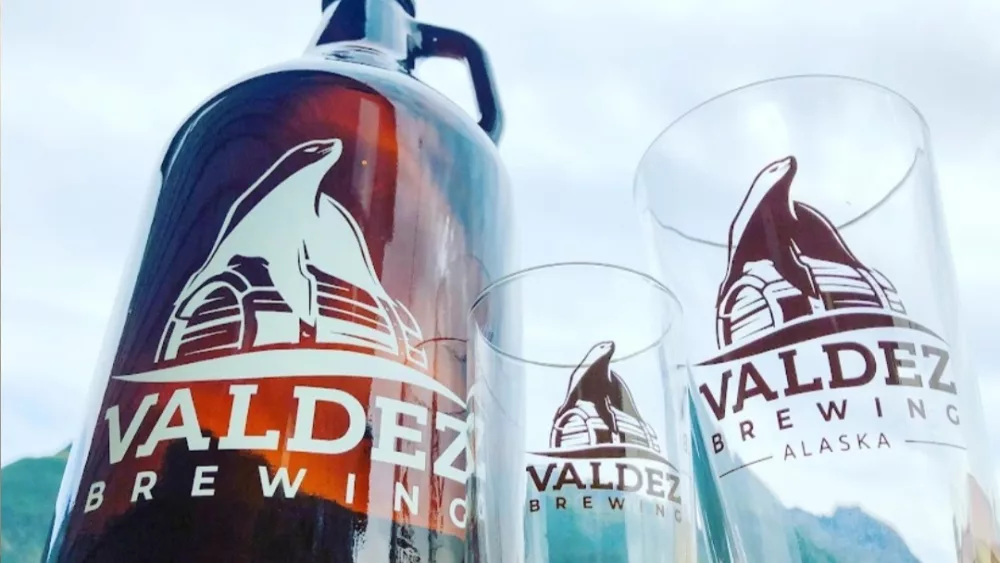 Valdez Brewing Growler Outside