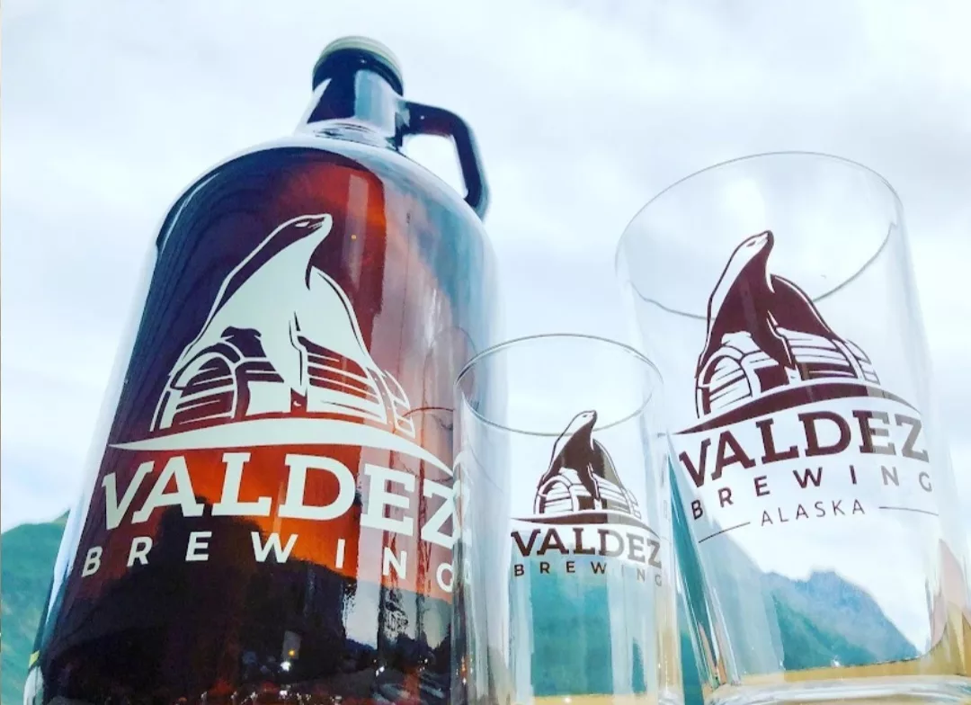 Valdez Brewing Growler Outside