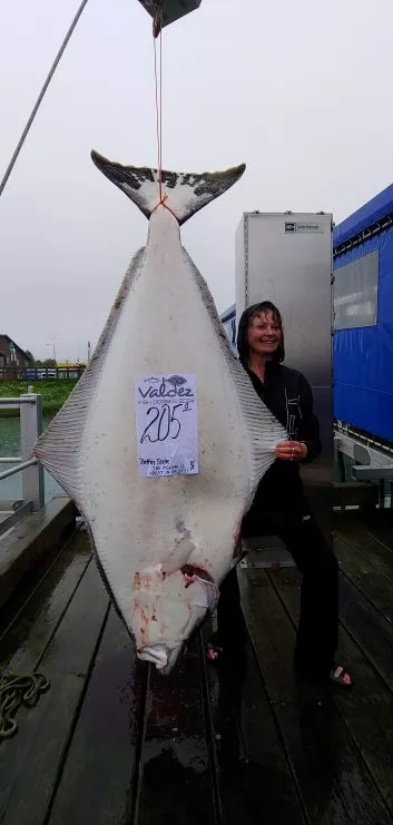 2024 Halibut Derby Winner 205.0 - Natalie Cevasco