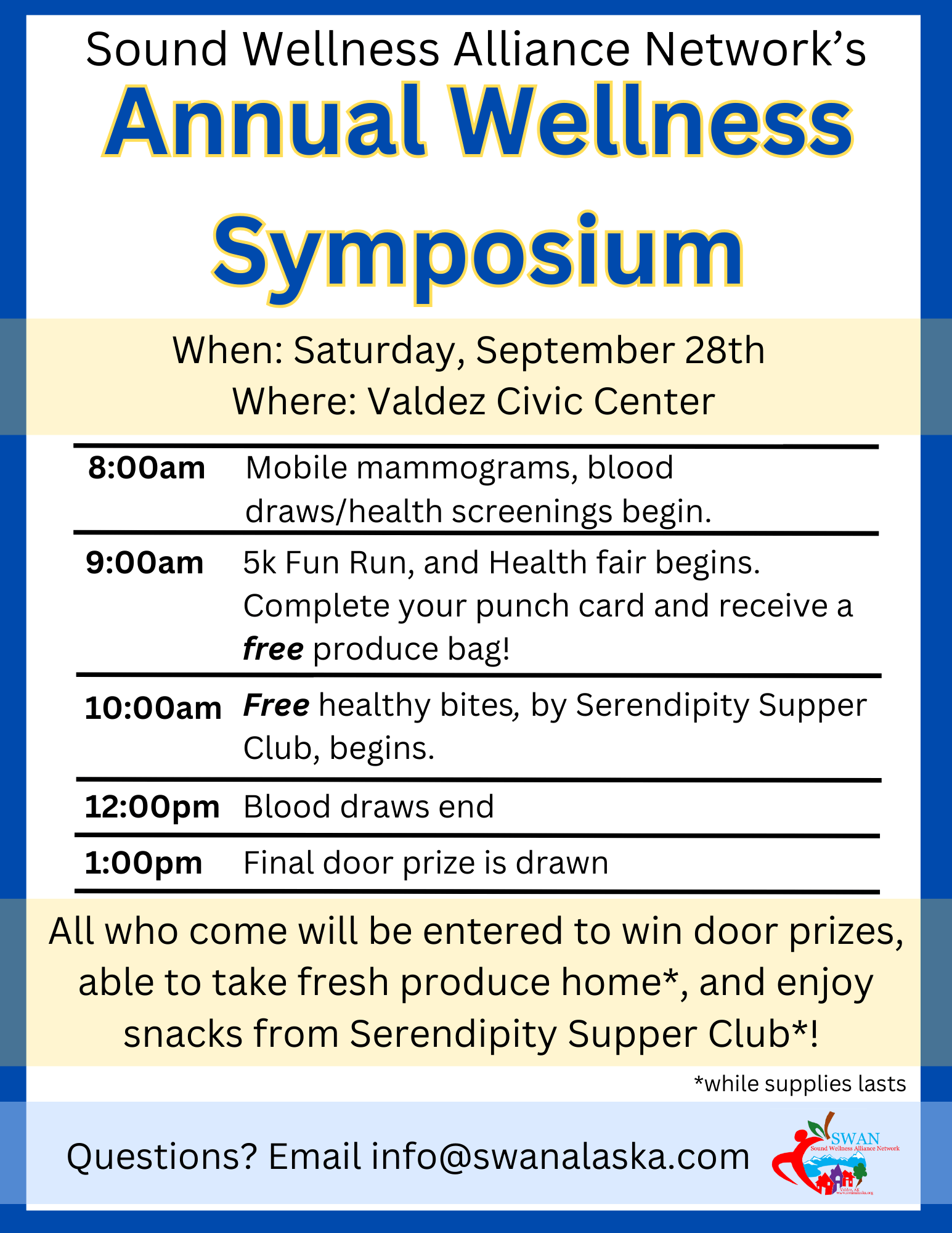 Annual Wellness Symposium Flyer