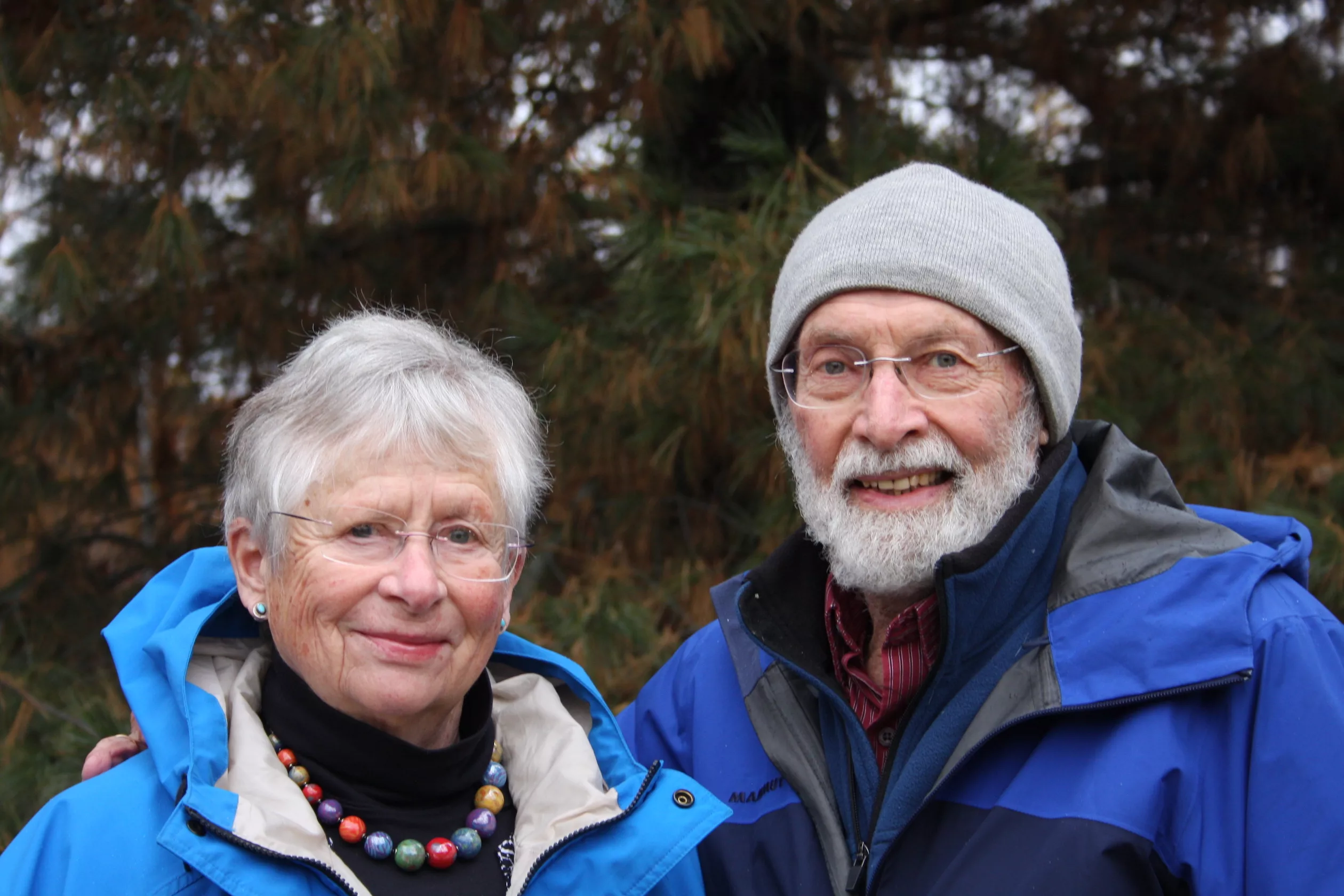 Charles and Tone Deehr pose in Fairbanks in October, 2021. Photo courtesy Charles Deehr.