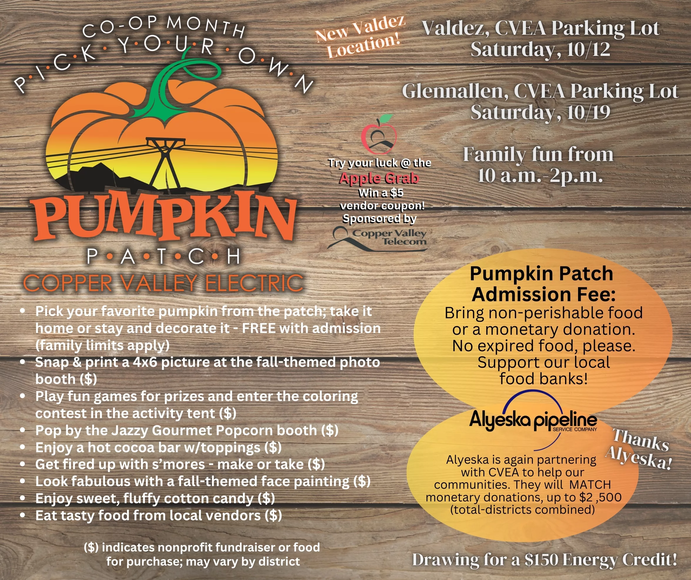 CVEA Pumpkin Patch Flyer 2024