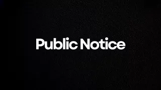 Public Notice Web Image