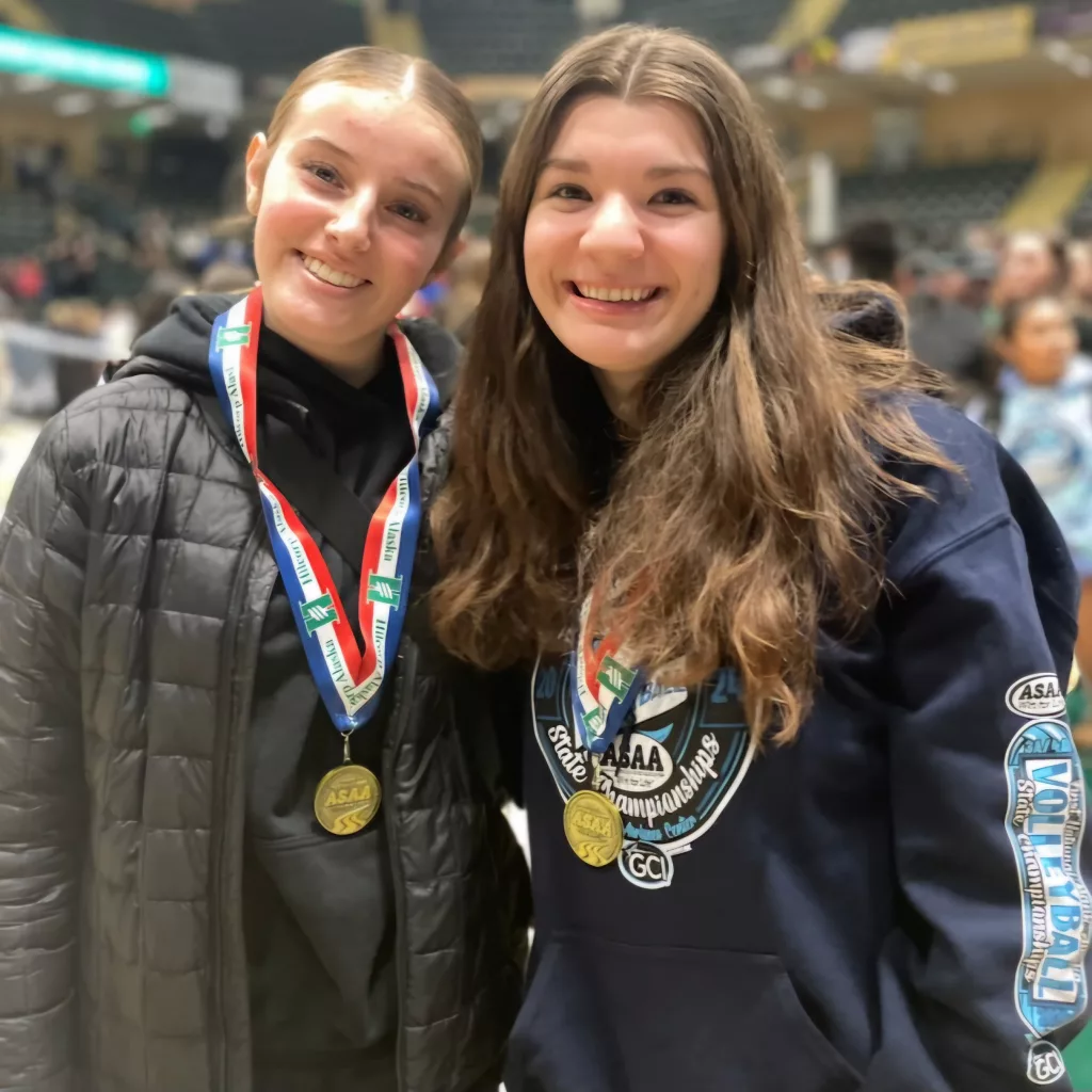 Destiny Day and Kelsey Prax named to the all tournament team at State Tournament