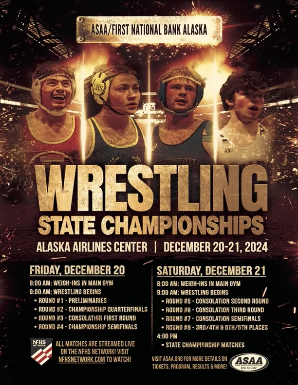 State wrestling championship schedule 2024